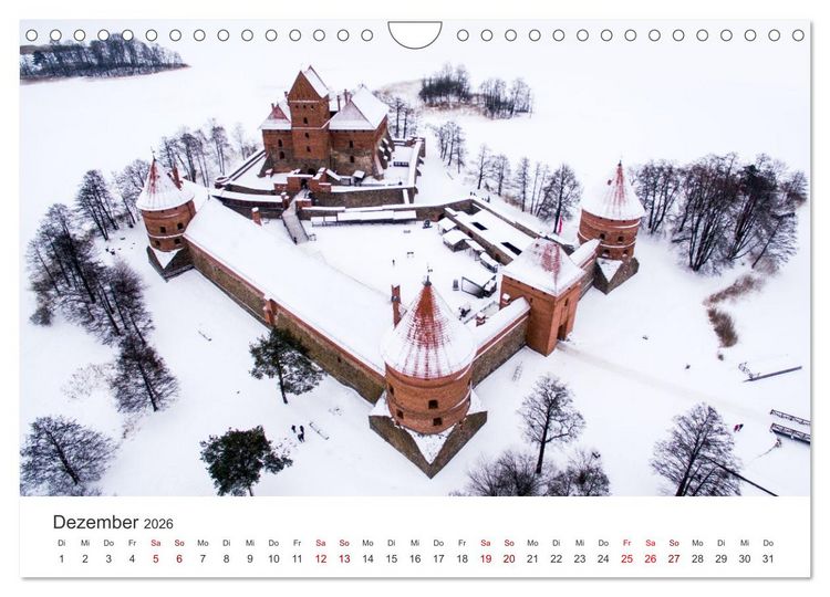 Produktbild: Litauen - Eine unvergessliche Reise ins Baltikum. (Wandkalender 2026 DIN A4 quer), CALVENDO Monatskalender