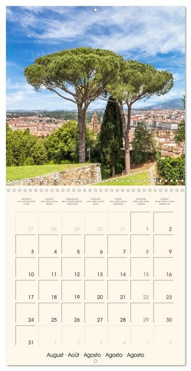 Produktbild: FLORENCE Impressions by day and night (Wall Calendar 2026 12 &times; 12 Inch) CALVENDO 12 Month Wall Calendar