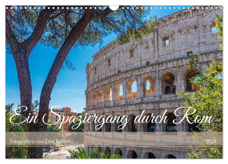 Produktbild: Ein Spaziergang durch Rom (Wandkalender 2026 DIN A3 quer), CALVENDO Monatskalender