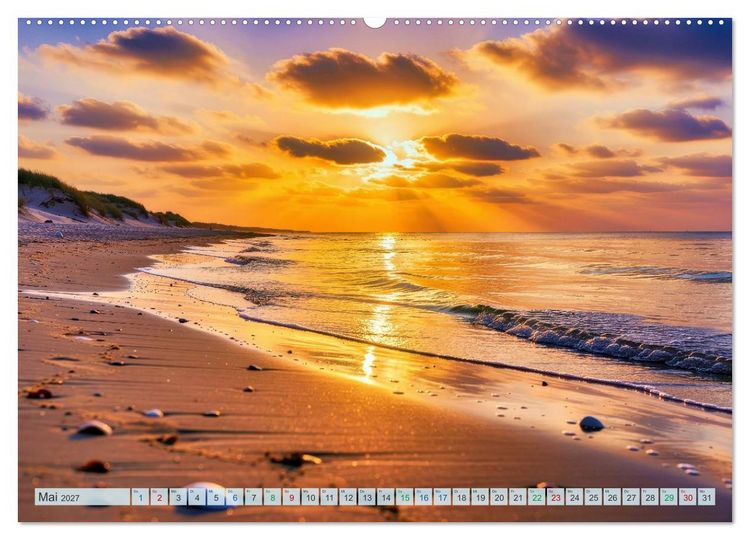 Produktbild: Ostsee Momente (hochwertiger Premium Wandkalender 2027 DIN A2 quer), Kunstdruck in Hochglanz