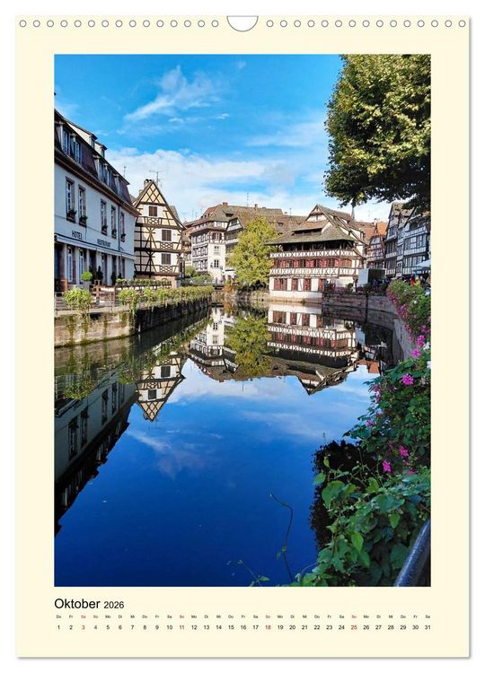 Produktbild: Zauberhaftes Elsass (Wandkalender 2026 DIN A3 hoch), CALVENDO Monatskalender
