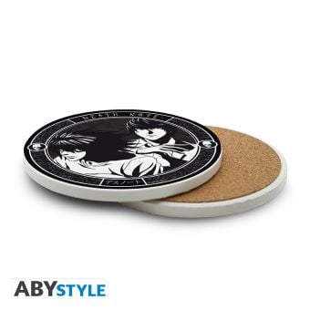 Produktbild: DEATH NOTE - Ceramic Coasters "L & Light"