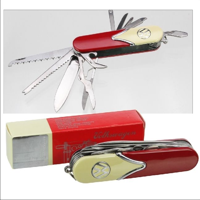 Produktbild: Taschenmesser VW-Style, 10 Funktionen, &Uuml;berraschungsfarbe
