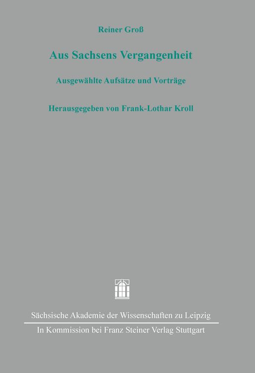 Produktbild: Aus Sachsens Vergangenheit