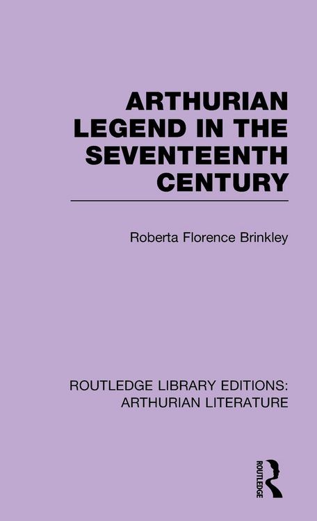 Produktbild: Arthurian Legend in the Seventeenth Century