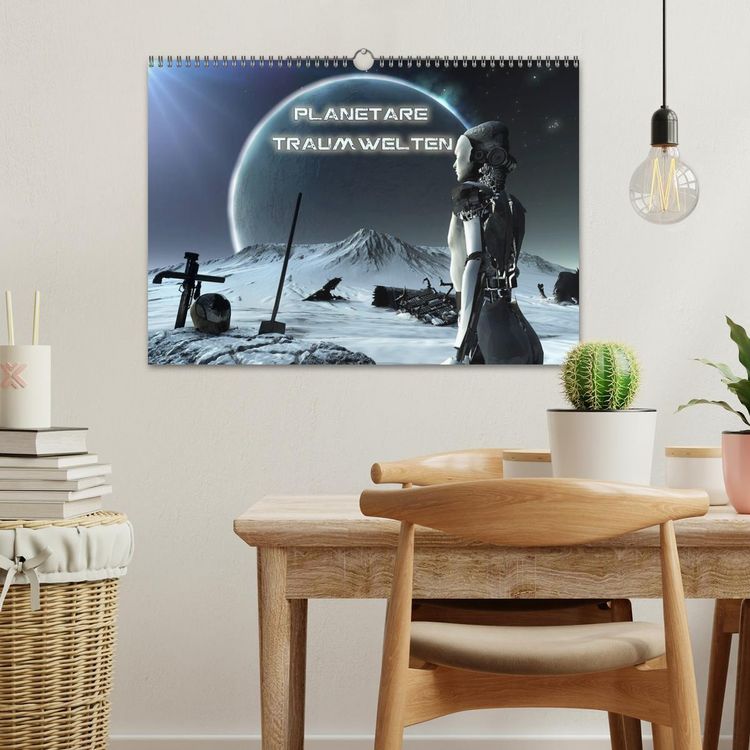 Produktbild: Planetare Traumwelten (Wandkalender 2026 DIN A3 quer), CALVENDO Monatskalender