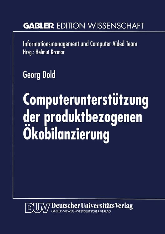 Produktbild: Computerunterstützung der produktbezogenen Ökobilanzierung