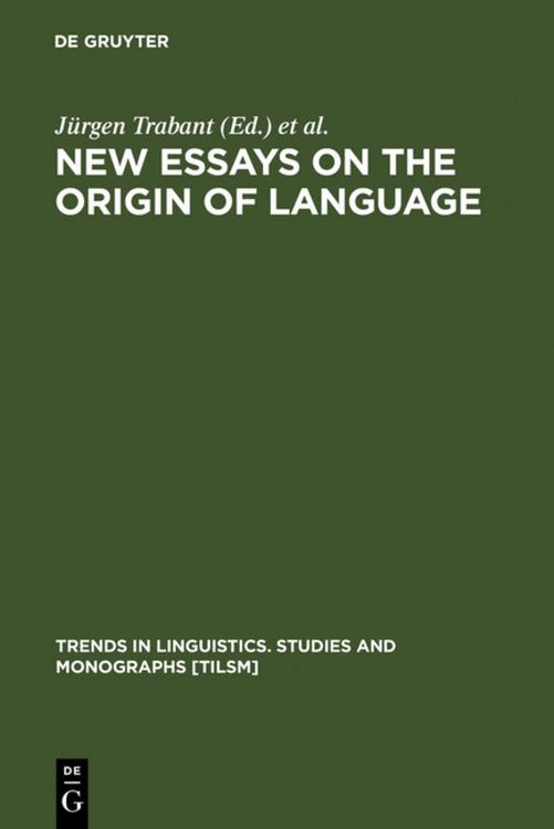 Produktbild: New Essays on the Origin of Language