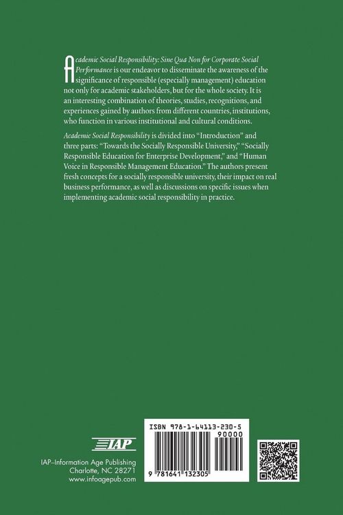 Produktbild: Academic Social Responsibility