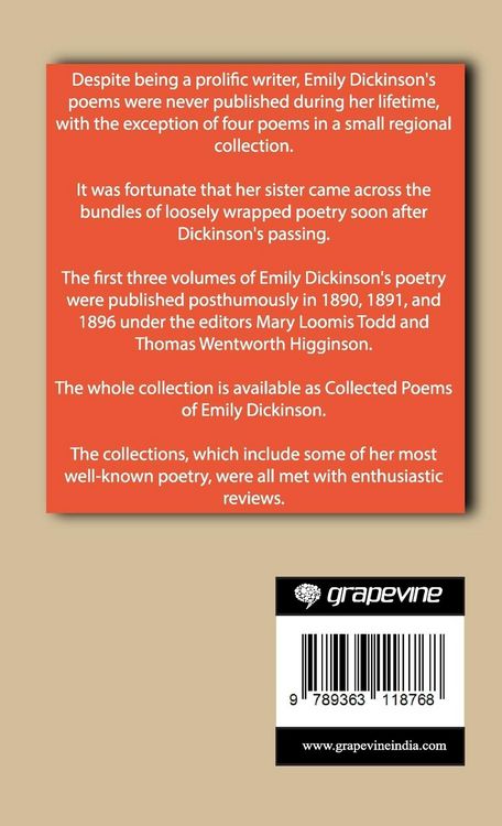 Produktbild: The Complete poems of Emily Dickinson