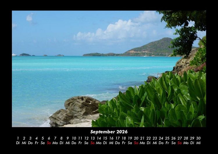 Produktbild: Karibik 2026 Fotokalender DIN A3