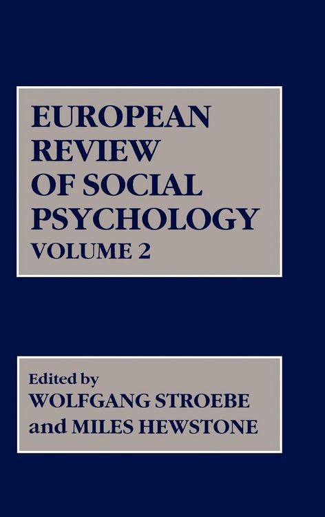 Produktbild: European Review of Social Psychology V 2