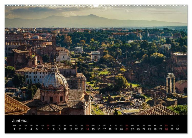 Produktbild: Rom - Impressionen aus der ewigen Stadt (Wandkalender 2026 DIN A2 quer), CALVENDO Monatskalender