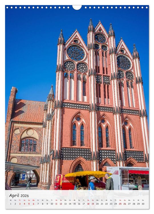 Produktbild: Tangerm&uuml;nde - Historische Altstadt an der Elbe (Wandkalender 2026 DIN A3 hoch), CALVENDO Monatskalender