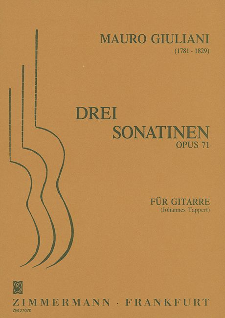 Produktbild: Giuliani, M: Drei Sonatinen