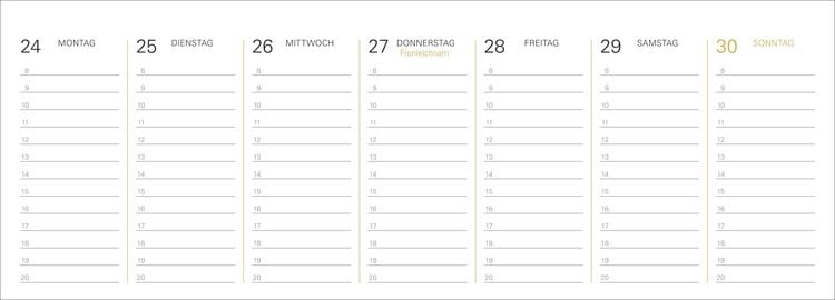 Produktbild: Naturparadiese Premium-Tischplaner 2027 - Wochenkalender mit 53 Fotografien