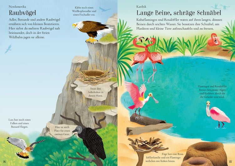 Produktbild: Mein Immer-wieder-Stickerbuch: V&ouml;gel