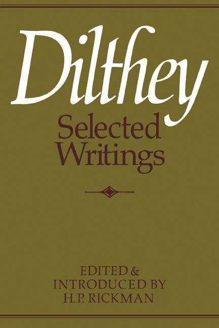 Produktbild: Dilthey Selected Writings