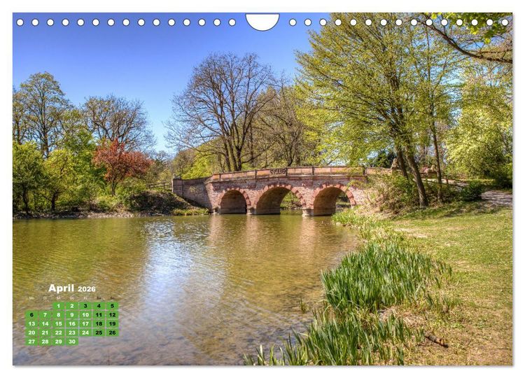Produktbild: Park Sch&ouml;nbusch Aschaffenburg (Wandkalender 2026 DIN A4 quer), CALVENDO Monatskalender