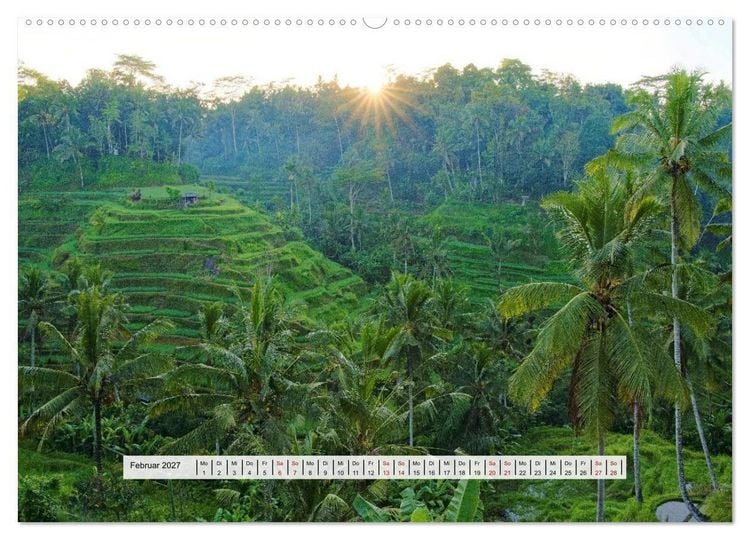 Produktbild: Bali - Faszination Indonesien (Wandkalender 2027 DIN A2 quer), CALVENDO Monatskalender