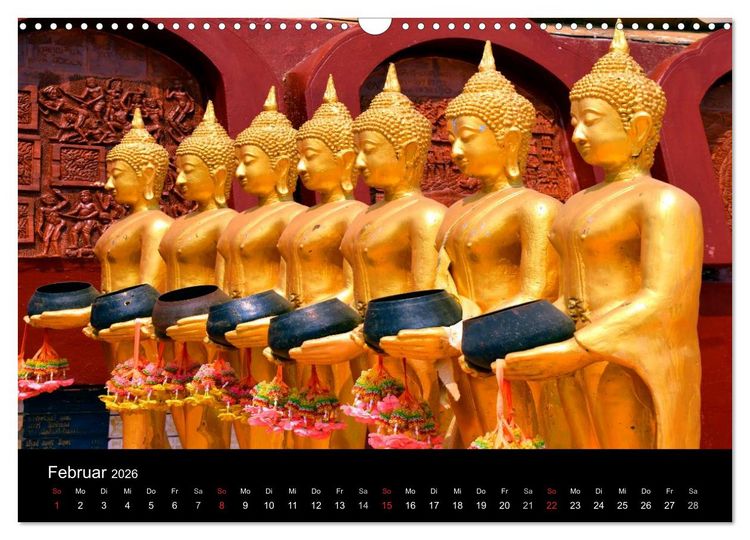 Produktbild: Sch&ouml;nes Thailand (Wandkalender 2026 DIN A3 quer), CALVENDO Monatskalender