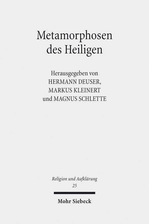 Produktbild: Metamorphosen des Heiligen