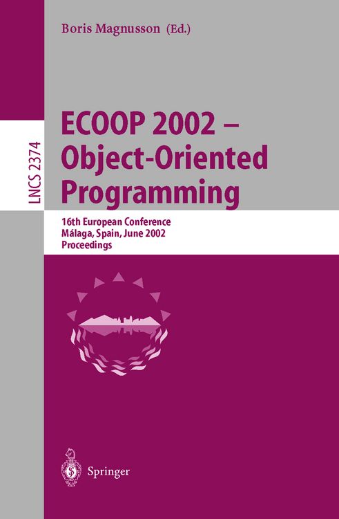 Produktbild: ECOOP 2002 - Object-Oriented Programming