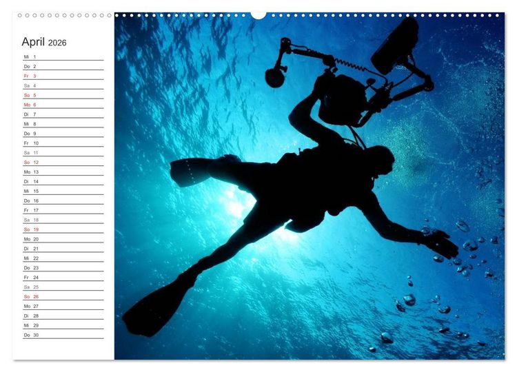 Produktbild: Malediven (Wandkalender 2026 DIN A2 quer), CALVENDO Monatskalender