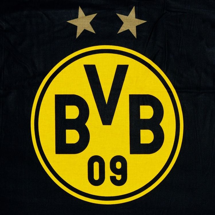 Serviette De Bain Borussia Dortmund BVB - 140x70cm - 100% Coton - Collection Exclusive Noir Et Jaune