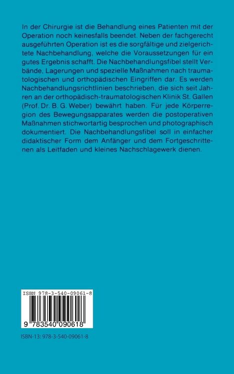 Produktbild: Nachbehandlungsfibel
