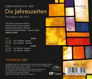 Produktbild: Die Jahreszeiten,Hob XXI:3
