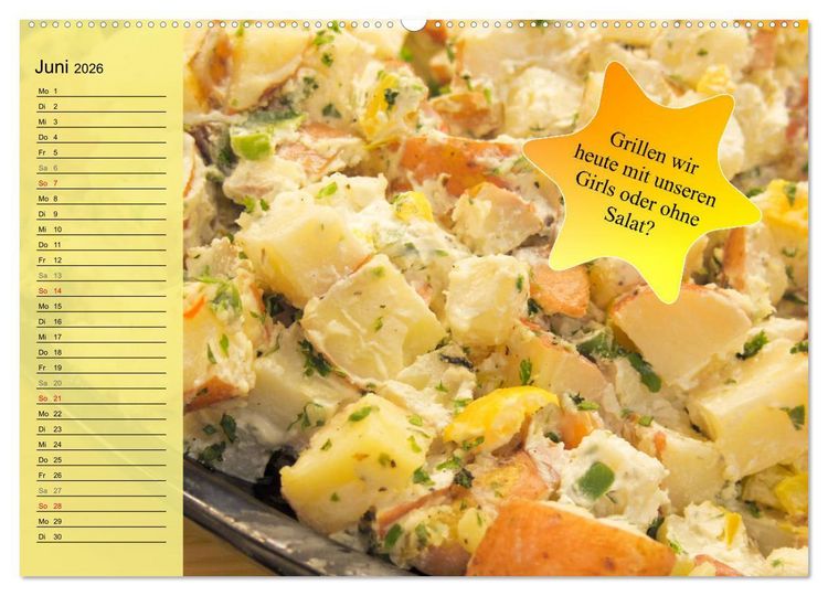 Produktbild: Auftragsgriller f&uuml;r effektive Fettverbrennung! Denn Grillsaison ist immer! (hochwertiger Premium Wandkalender 2026 DIN A2 quer), Kunstdruck in Hochglanz