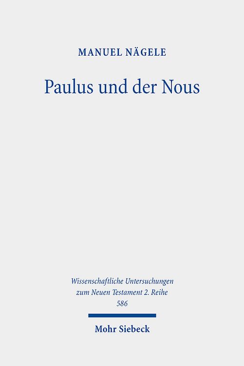 Produktbild: N&auml;gele, M: Paulus und der Nous