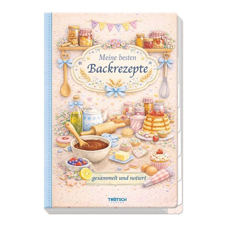 Produktbild: TR&Ouml;TSCH - Rezeptbuch zum Selbsteintragen Meine besten Backrezepte gesammelt und notiert