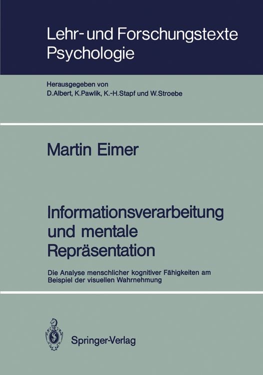 Produktbild: Informationsverarbeitung und mentale Repr&auml;sentation