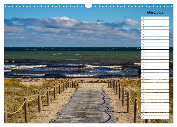 Produktbild: Ostseebad Boltenhagen - Sehnsuchtsort an der Ostsee (Wandkalender 2026 DIN A3 quer), CALVENDO Monatskalender