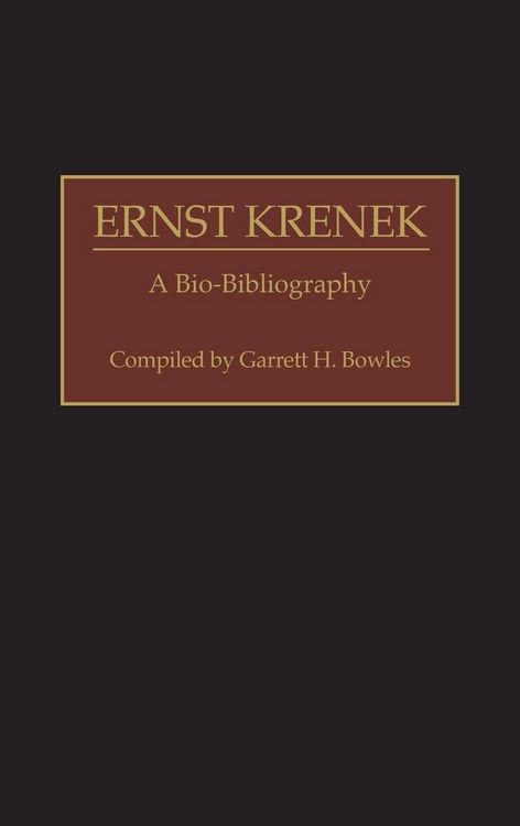 Produktbild: Ernst Krenek