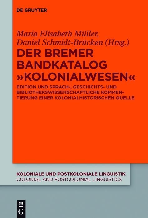 Produktbild: Der Bremer Bandkatalog "Kolonialwesen"