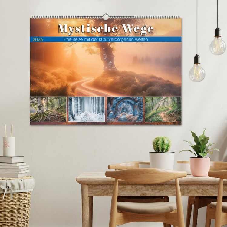 Produktbild: Mystische Wege (Wandkalender 2026 DIN A2 quer), CALVENDO Monatskalender