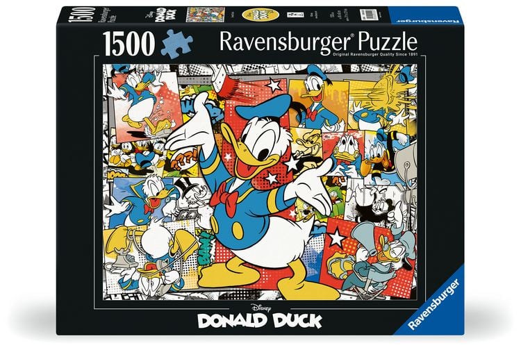 Produktbild: Erwachsenenpuzzle 1500 Teile - Disney Classics: Donald Duck
