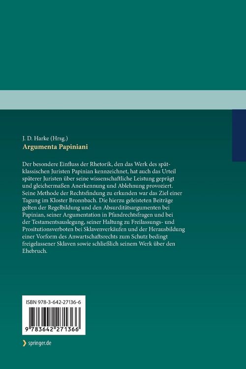 Produktbild: Argumenta Papiniani