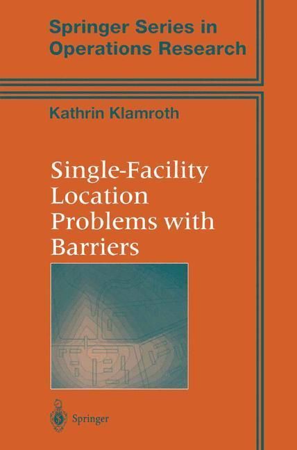 Produktbild: Single-Facility Location Problems with Barriers