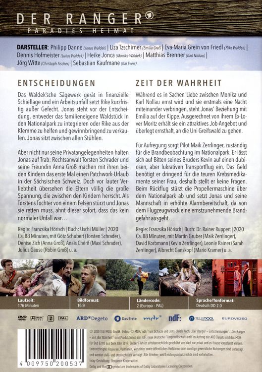 Produktbild: Der Ranger - Paradies Heimat - Teil 3&4