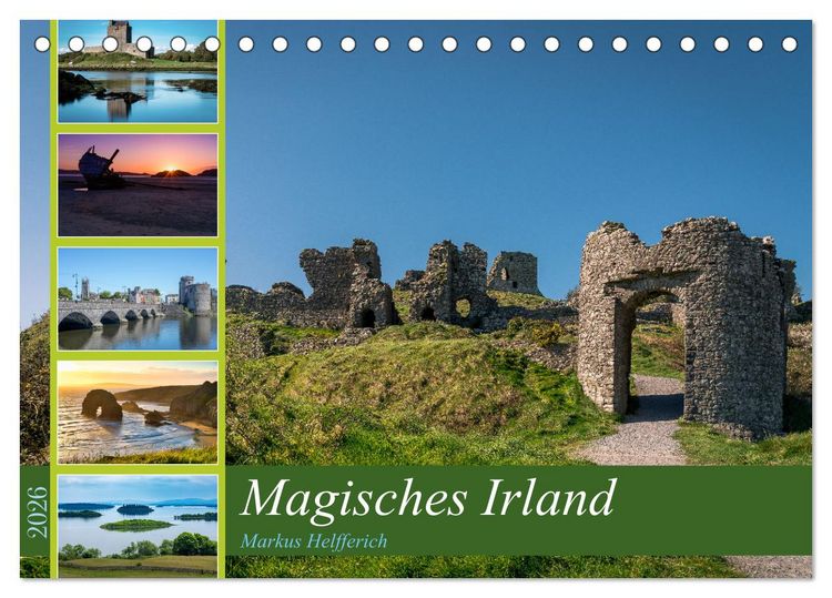 Produktbild: Magisches Irland 2026 (Tischkalender 2026 DIN A5 quer), CALVENDO Monatskalender