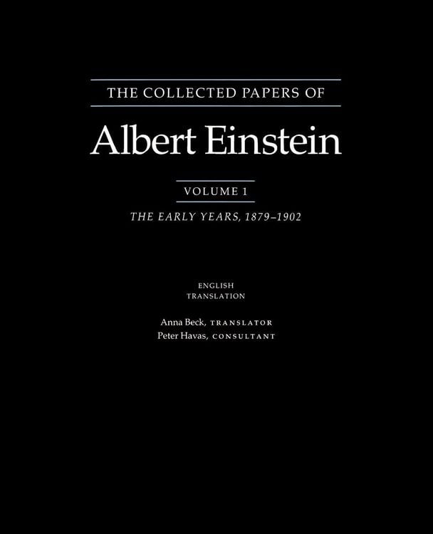 Produktbild: The Collected Papers of Albert Einstein, Volume 1 (English)