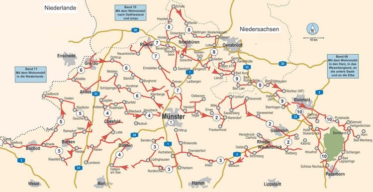 Produktbild: Mit dem Wohnmobil ins M&uuml;nsterland