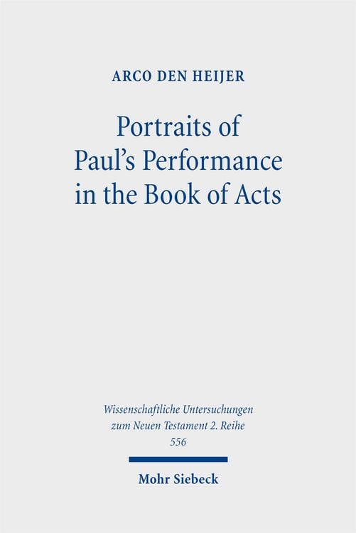 Produktbild: Portraits of Paul's Performance in the Book of Acts