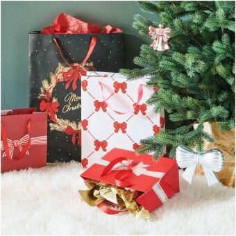 Produktbild: Geschenkt&uuml;te Schleife, Dunkelrot, S, MIX