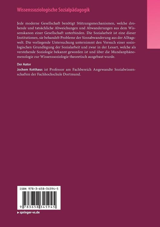 Produktbild: Wissenssoziologische Sozialp&auml;dagogik