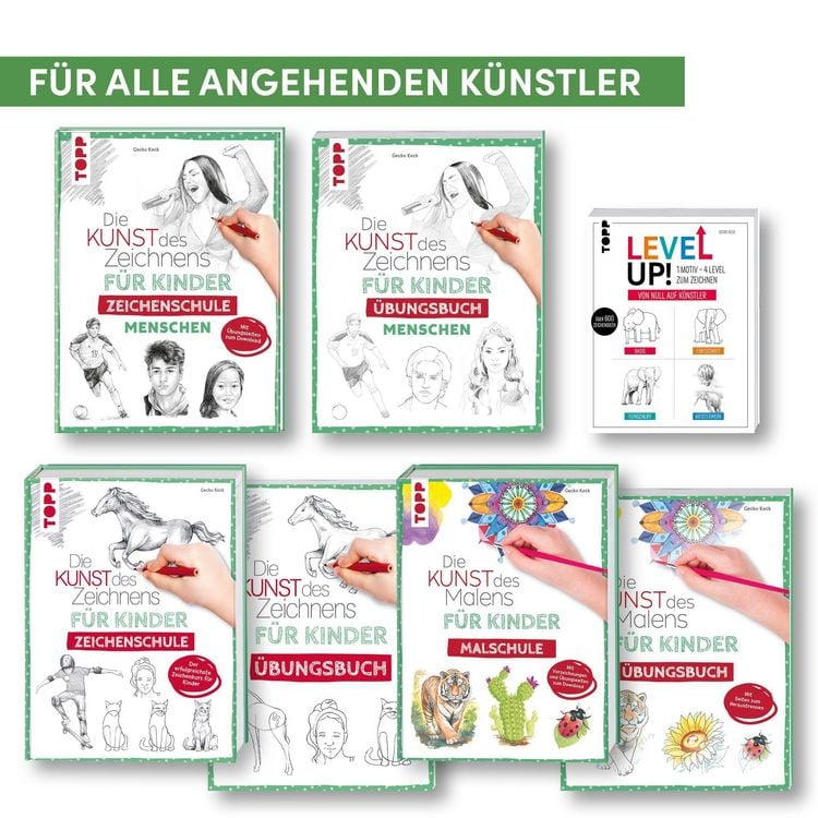 Produktbild: Die Kunst des Zeichnens f&uuml;r Kinder &Uuml;bungsbuch - Menschen